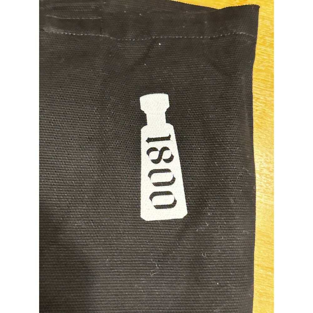 NEW! 1800 tequila black canvas tote bag - Picture 2 of 3